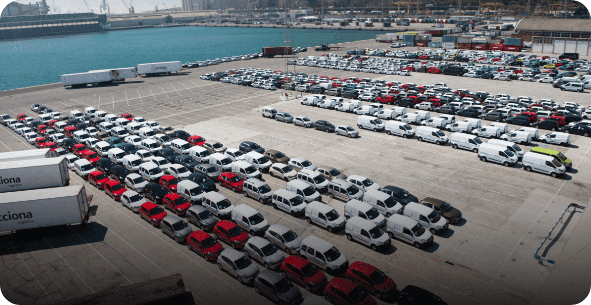 Yard(vehicle storage and customs clearance)